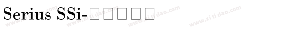 Serius SSi字体转换